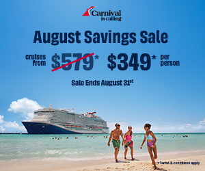 Carnival Cruise Line Savings - Book Now, Play Later! - Special cruise offer